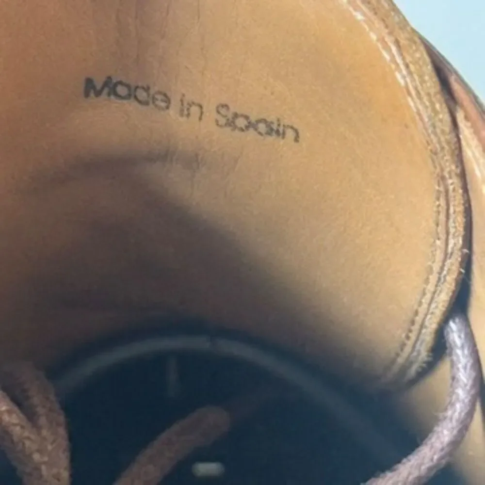 Magnanni Santi Tobacco Cap Toe Brogue Oxford Dress Shoes Mens 10.5 M Made Spain